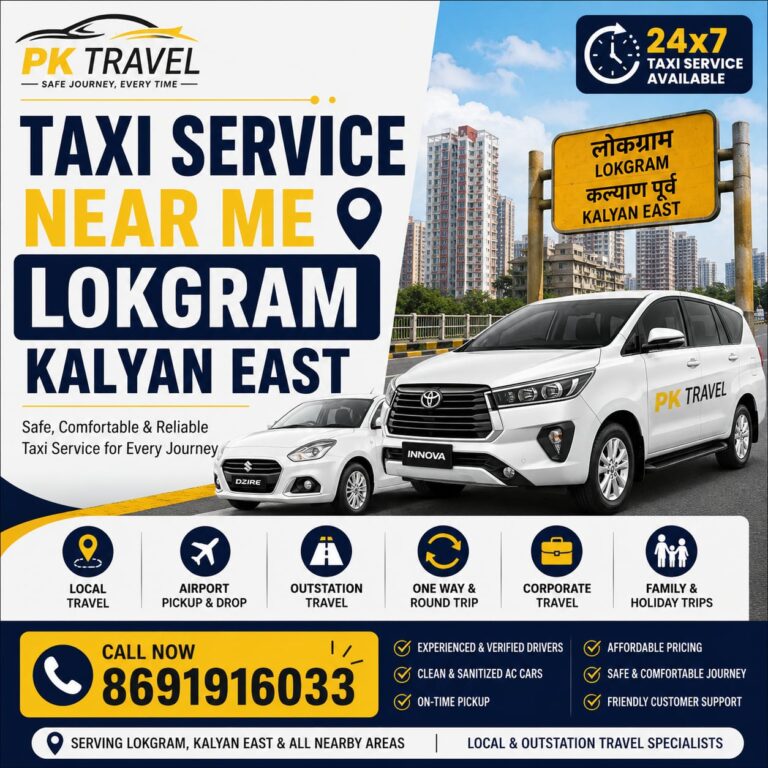 taxi service near me lokgram kalyan east
